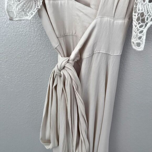 JENS PIRATE BOOTY x FREE PEOPLE | Poppy Ivory Cream Crochet Lace Maxi | Small - Picture 8 of 13